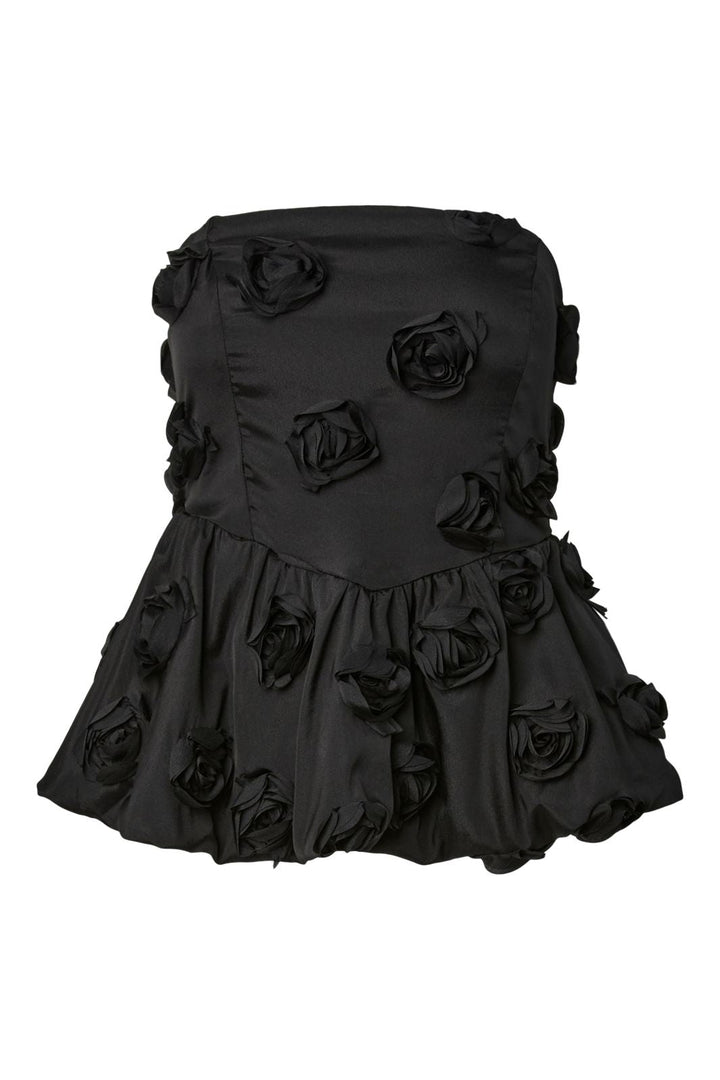 YAS - Yasstila Bustier Top - 4908328 Black