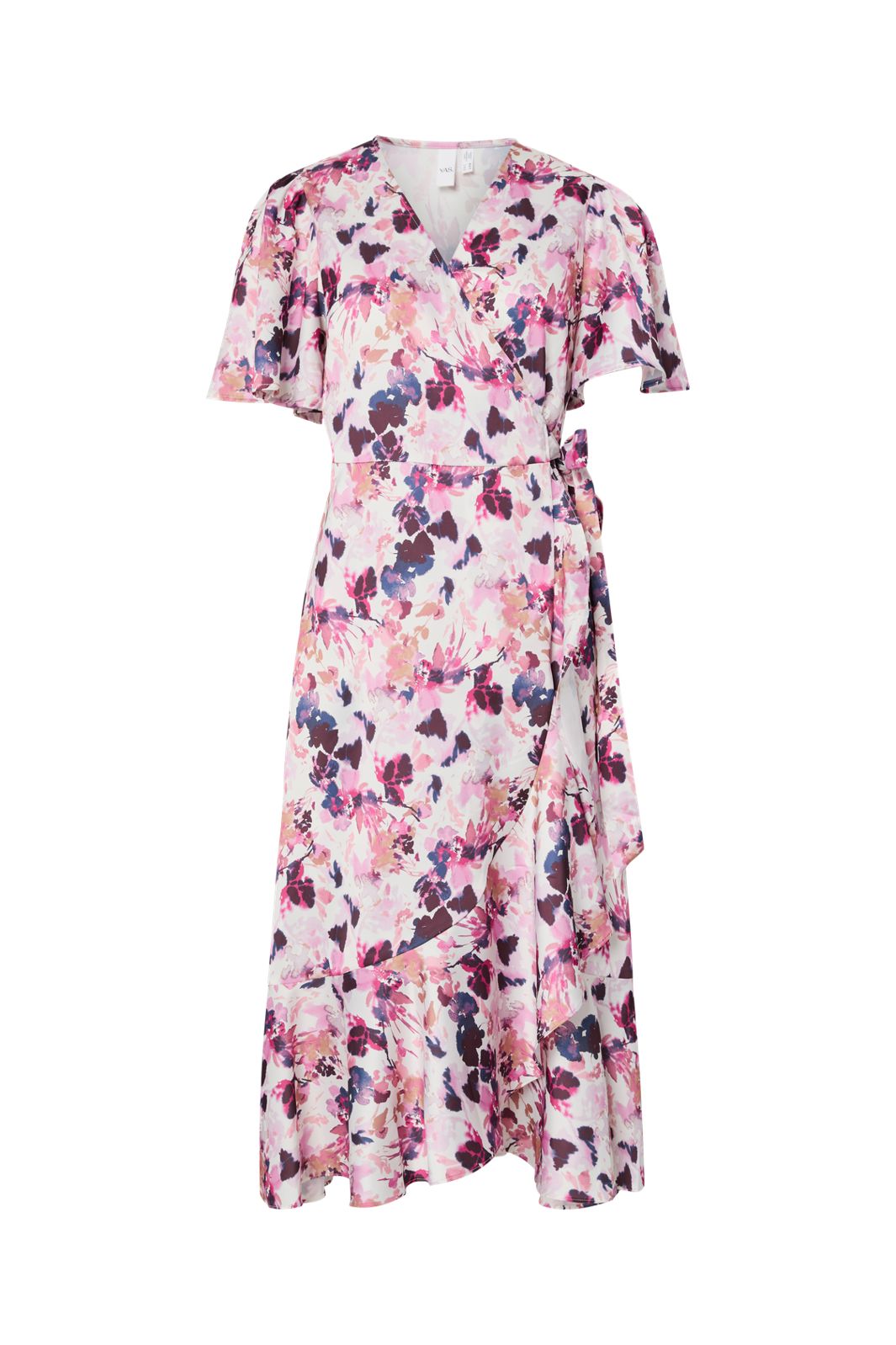 YAS - Yasthea 2/4 Midi Wrap Dress - 4971091 Pristine Lynn