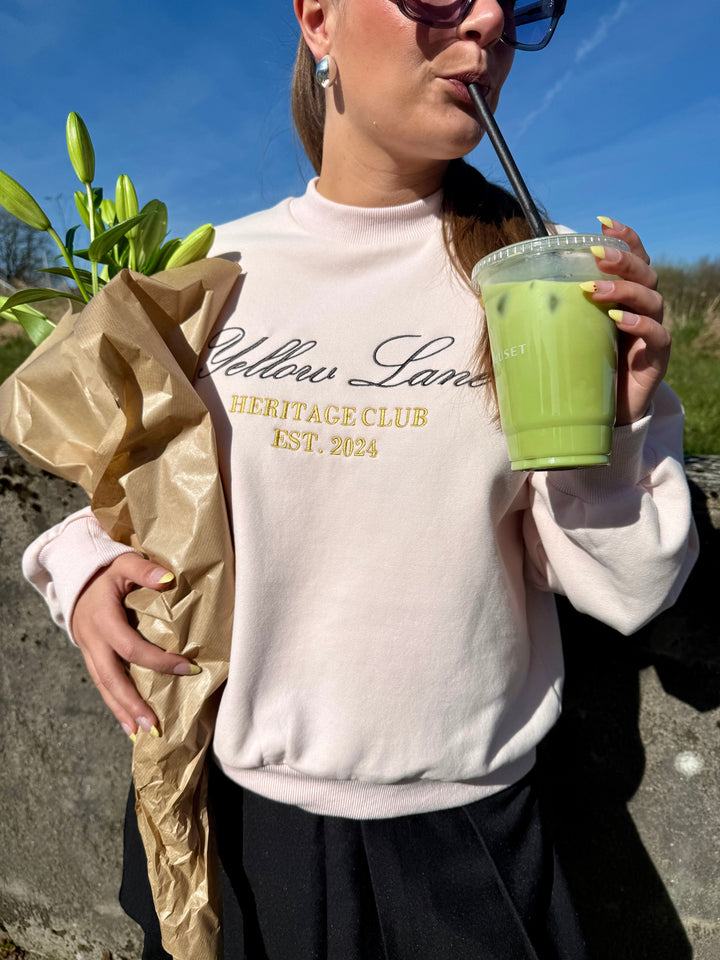 Yellow Lane - Heritage Sweat 165302 - 754 - Light Pink Sweatshirts 