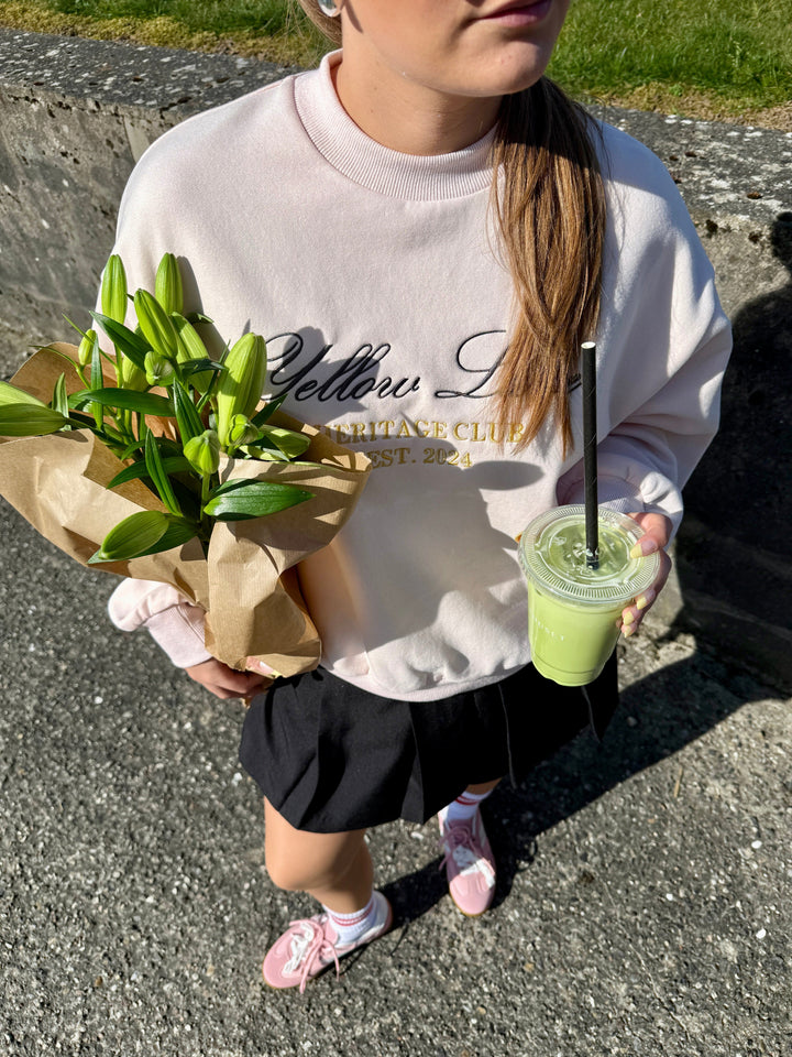 Yellow Lane - Heritage Sweat 165302 - 754 - Light Pink Sweatshirts 